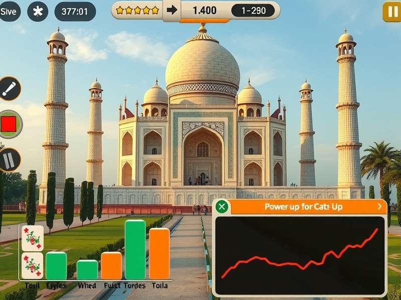 Taj Mahal Mahjong Ultra strategy guide showing power-up usage