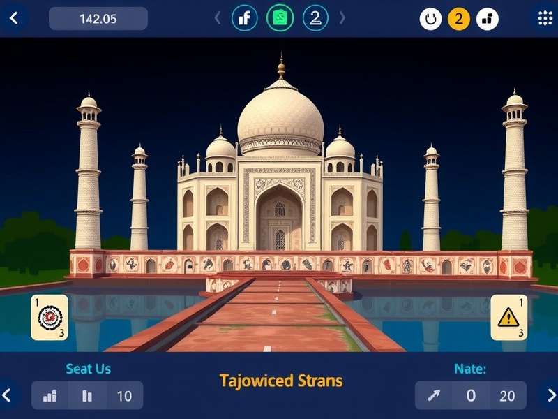 Chart showing Taj Mahal Mahjong Ultra download growth in India